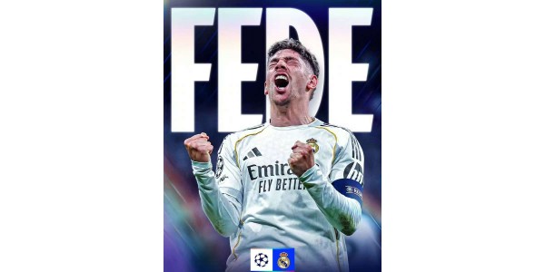 La tripletta di Valverde e i tre gol del Real Madrid affondano il Manchester City